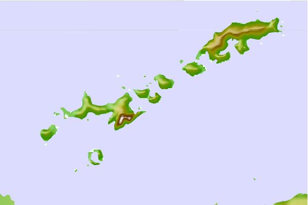 Surf breaks located close to Momchil Peak