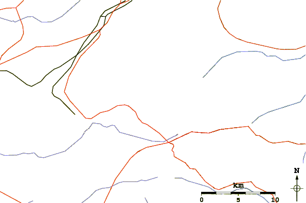 Roads and rivers around Moncayo