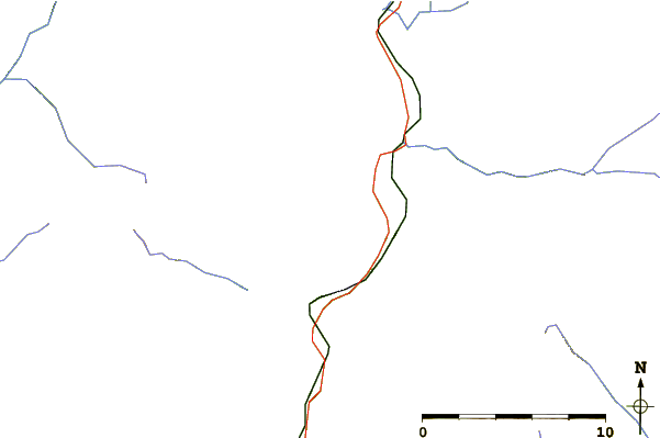 Roads and rivers around Monmouth Creek complex