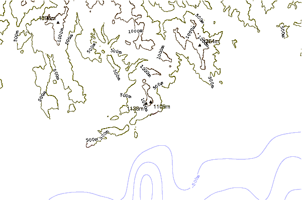 Mountain peaks around Mont Agel