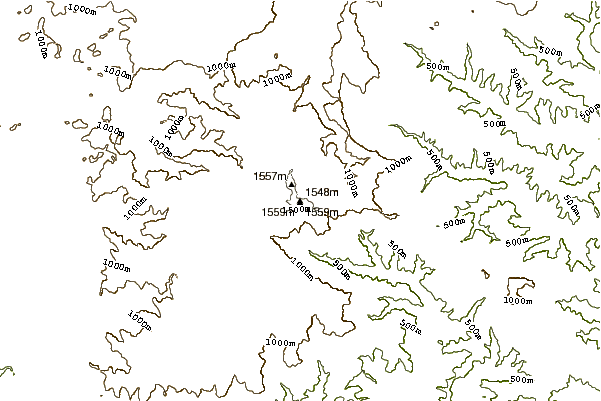 Mountain peaks around Mont Aigoual