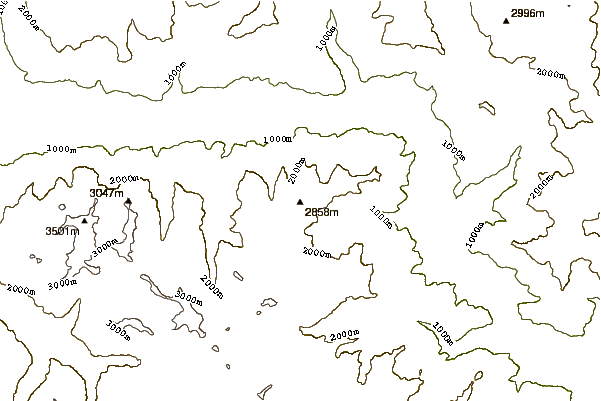 Mountain peaks around Mont Avic