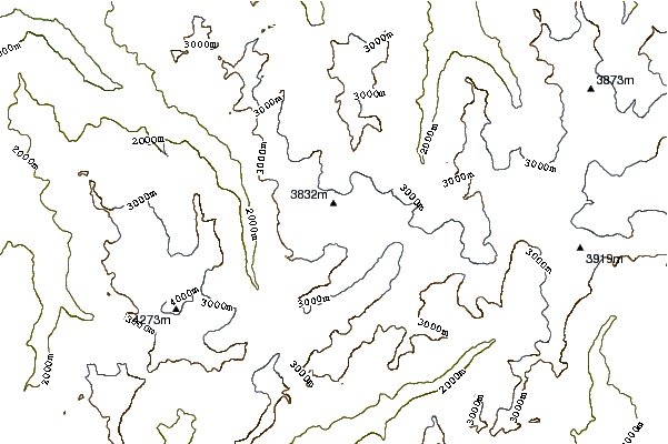 Mountain peaks around Mont Blanc de Cheilon