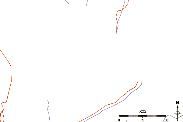 Roads and rivers around Mont Blanc de Cheilon