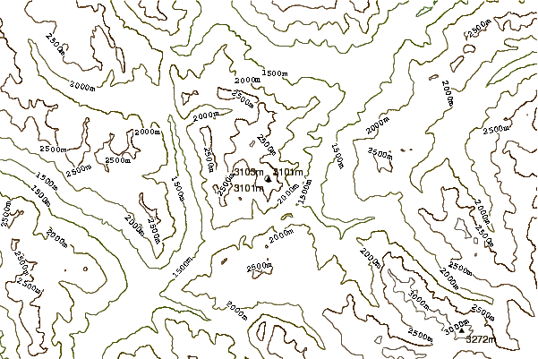 Mountain peaks around Mont Chaberton