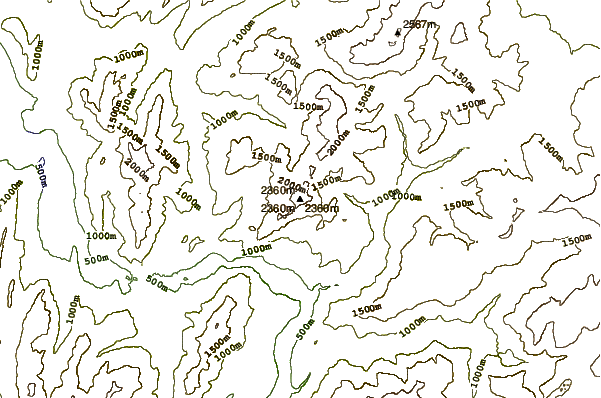 Mountain peaks around Mont Charvin (Aravis)