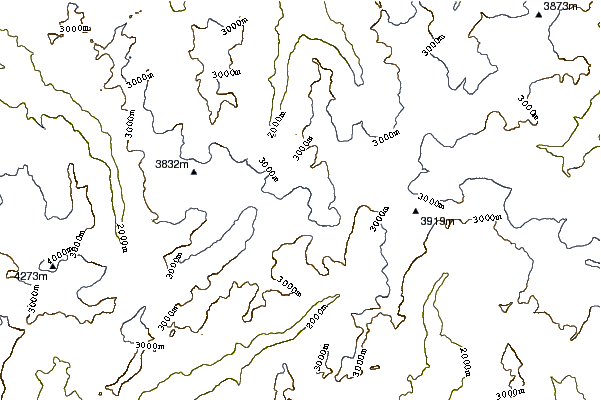 Mountain peaks around Mont Collon