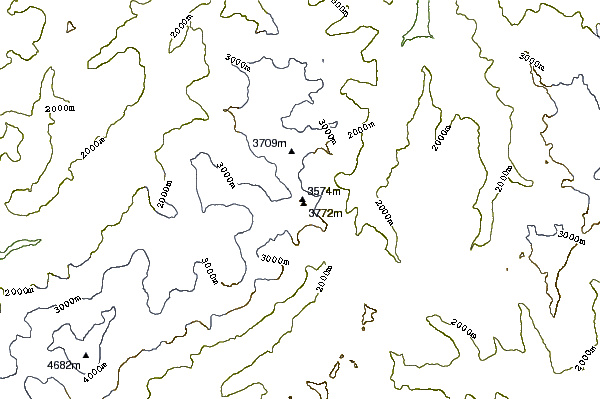 Mountain peaks around Mont Dolent