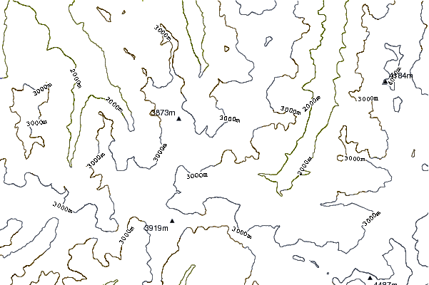 Mountain peaks around Mont Durand