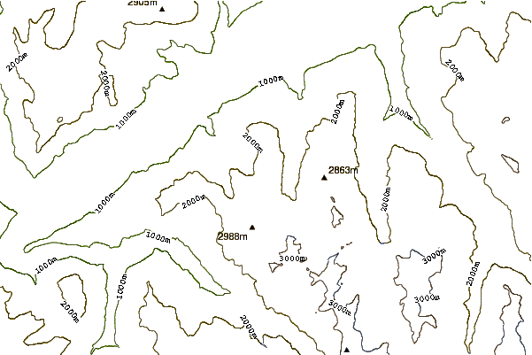 Mountain peaks around Mont Gond (Nendaz)