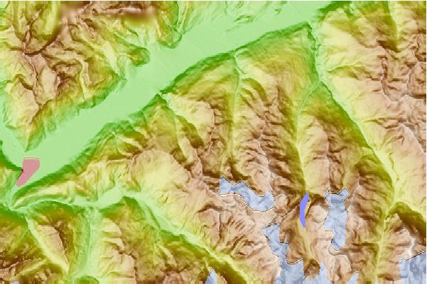 Surf breaks located close to Mont Gond (Nendaz)