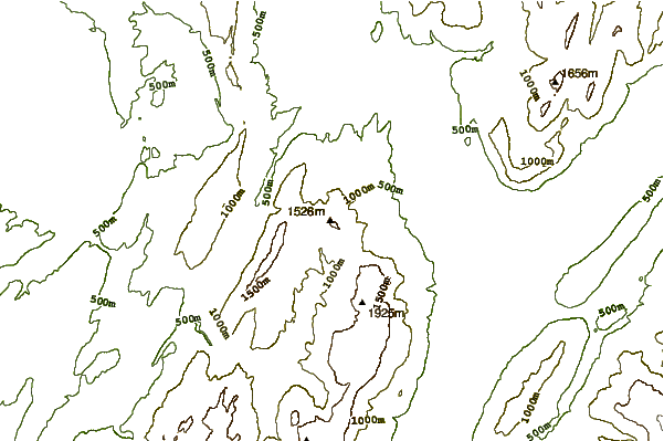 Mountain peaks around Mont Joigny