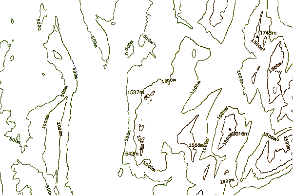 Mountain peaks around Mont Revard