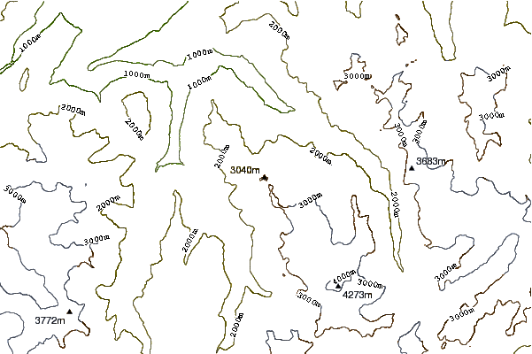 Mountain peaks around Mont Rogneux