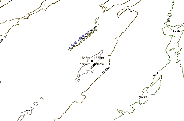 Mountain peaks around Mont Tendre