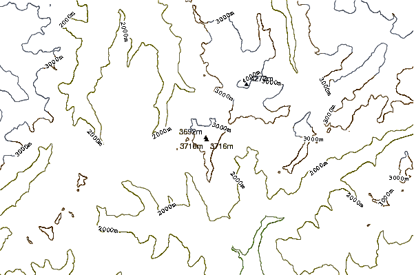 Mountain peaks around Mont Vélan