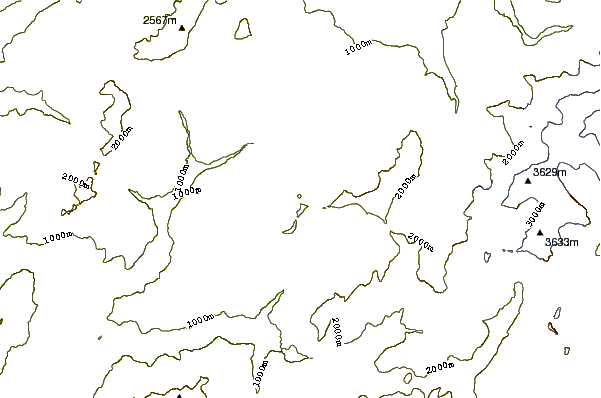 Mountain peaks around Mont de Vores