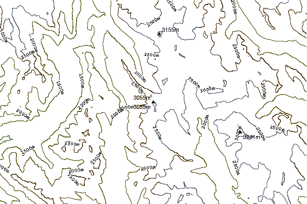 Mountain peaks around Mont des Poilus