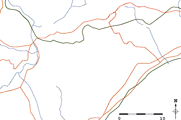 Roads and rivers around Montalt