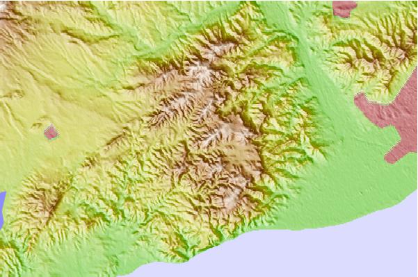 Surf breaks located close to Montau (mountain)