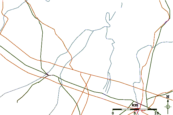 Roads and rivers around Monte Altissimo