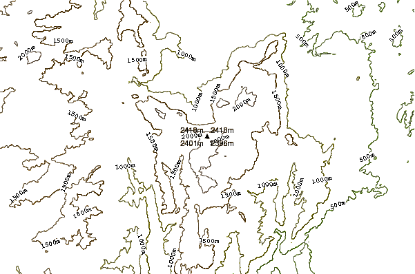 Mountain peaks around Monte Binga