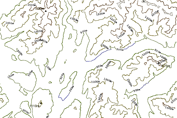 Mountain peaks around Monte Brè