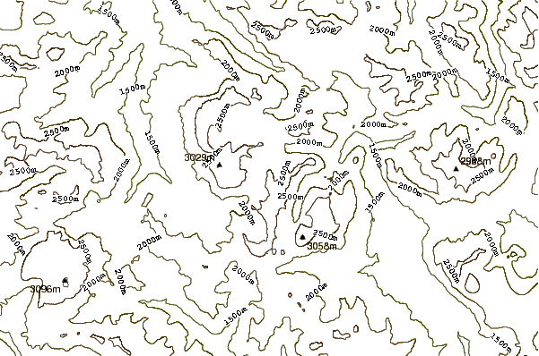 Mountain peaks around Monte Casale