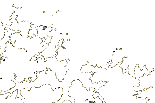 Mountain peaks around Monte Cusna