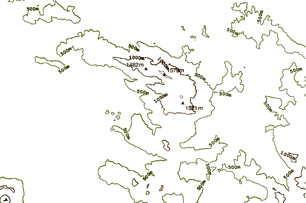 Mountain peaks around Monte Litto