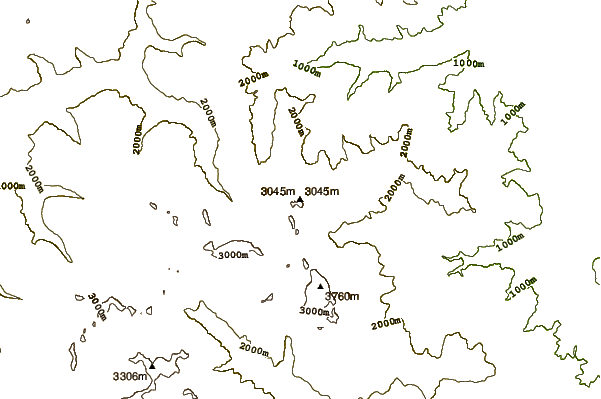 Mountain peaks around Monte Meidassa