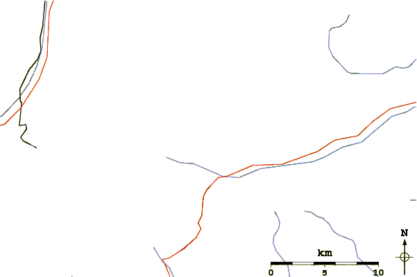 Roads and rivers around Monte Moro