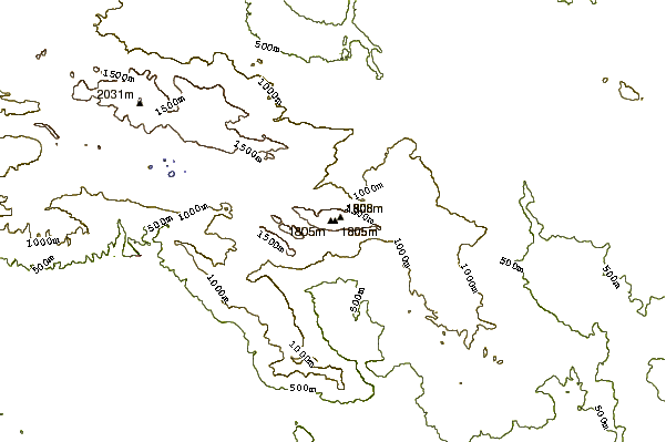 Mountain peaks around Monte Mutria