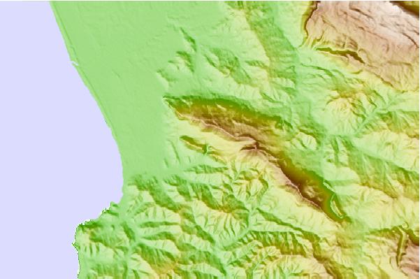 Surf breaks located close to Monte Nero (Picentini)