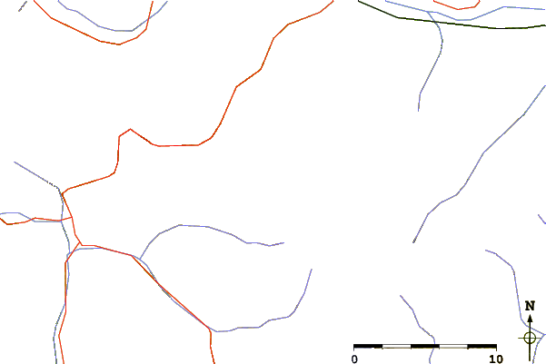 Roads and rivers around Monte Piana