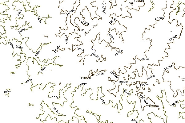 Mountain peaks around Monte Prelà