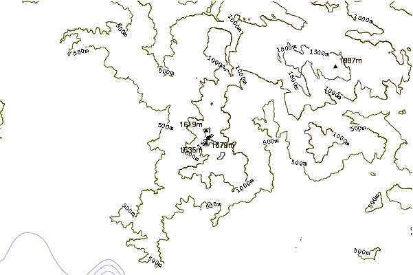 Mountain peaks around Monte Sacro