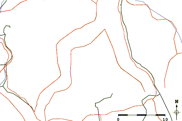 Roads and rivers around Monte San Primo