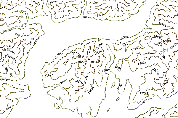 Mountain peaks around Monte Tamaro