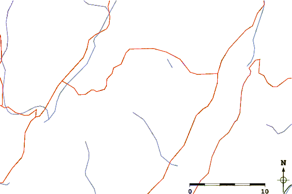 Roads and rivers around Monte Tremalzo