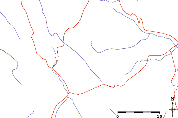 Roads and rivers around Montes Universales