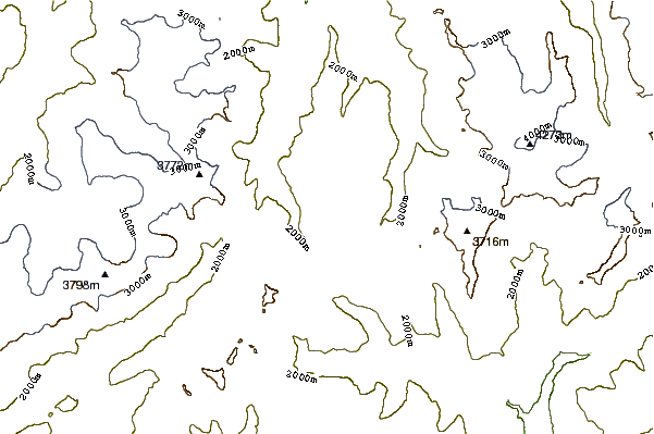 Mountain peaks around Monts Telliers