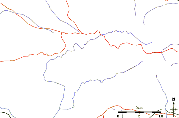 Roads and rivers around Montsant