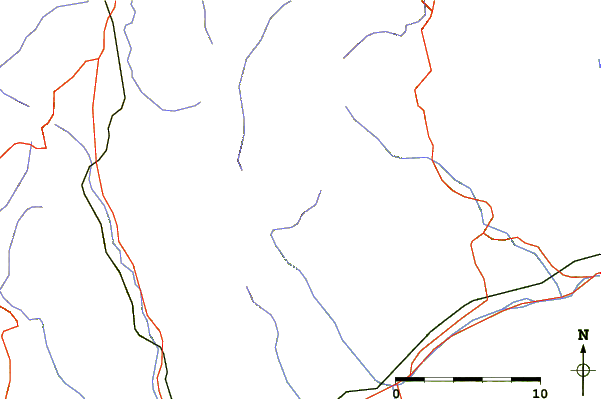 Roads and rivers around Montseny