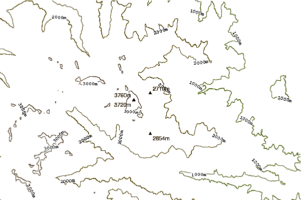 Mountain peaks around Monviso