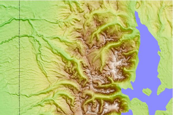 Surf breaks located close to Moose Mountain (Wyoming)