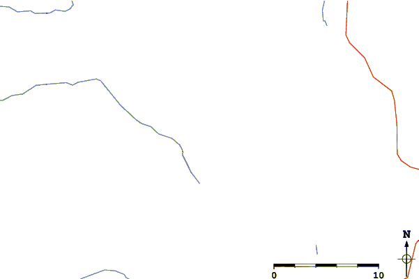 Roads and rivers around Moose Mountain (Wyoming)