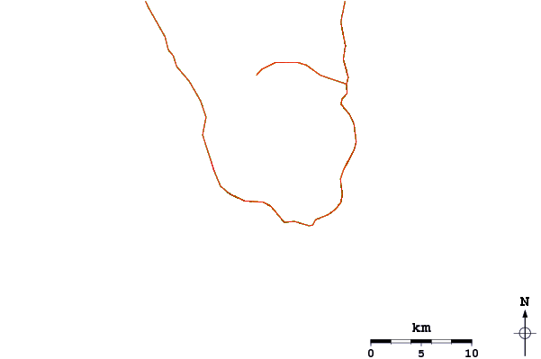 Roads and rivers around Morne Anglais