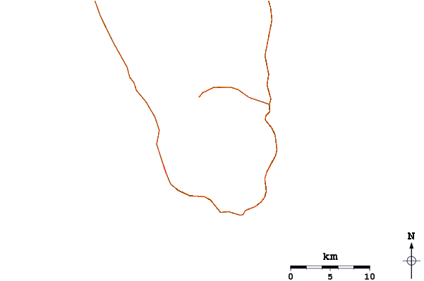 Roads and rivers around Morne Micotrin