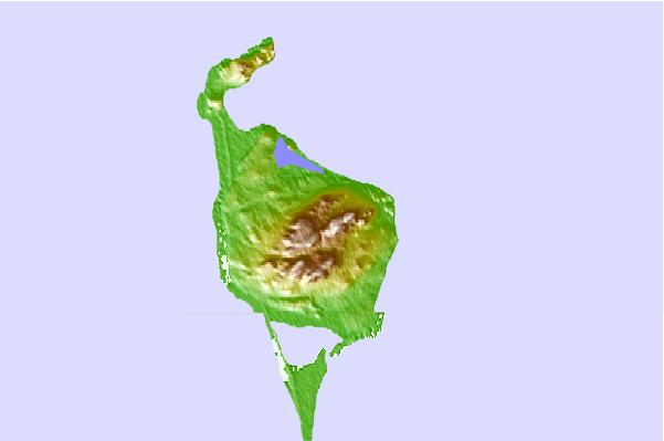 Surf breaks located close to Morne de la Grande Montagne